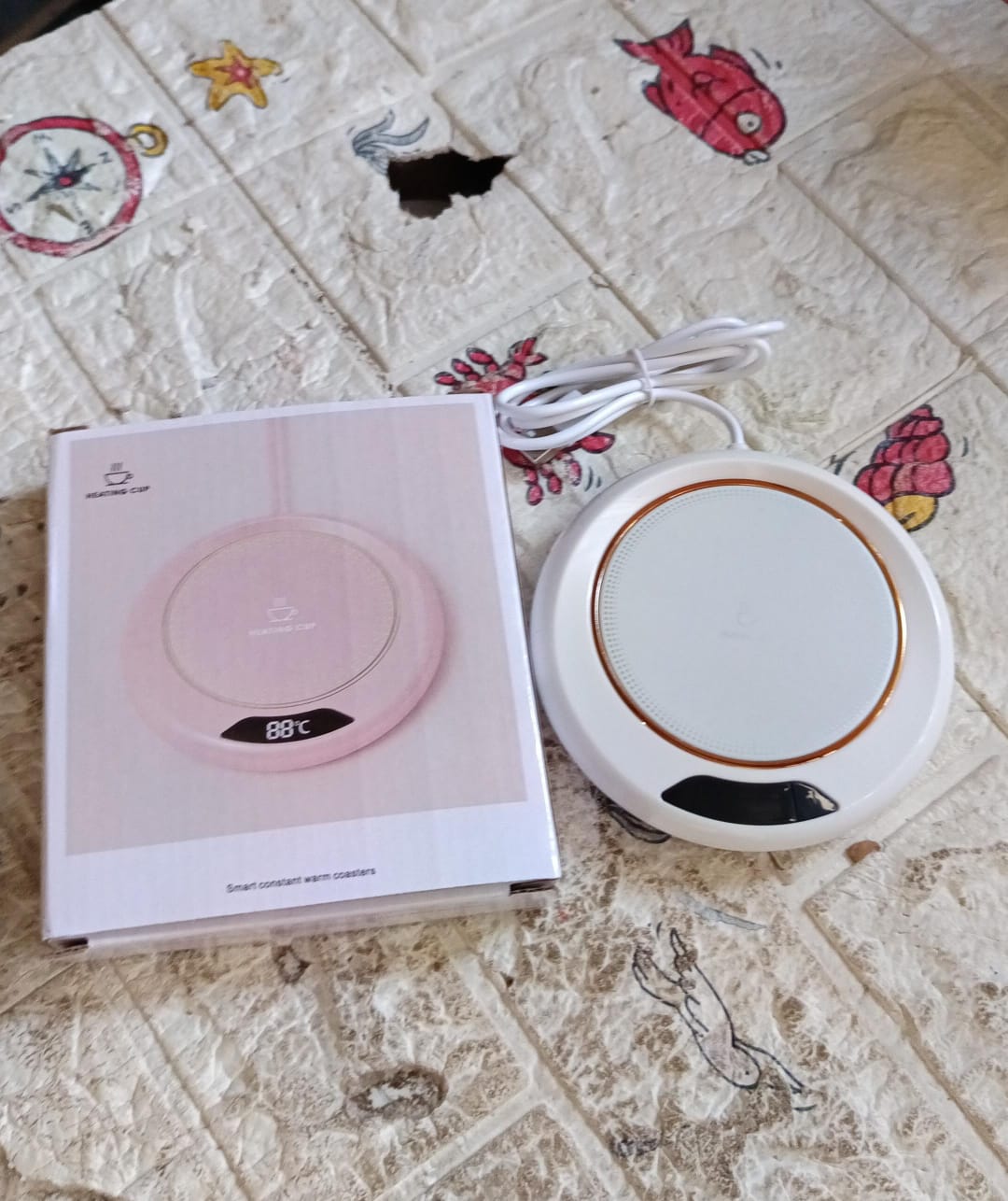 USB Warm Coaster Heated Coffee Mug Portable Office Desk Portable Cup, Heater Coffee Mug Warmer Electric Cup Warmer (1 Pc) USB Warm Coaster Heated Coffee Mug Portable Office Desk Portable Cup, Heater Coffee Mug Warmer Electric Cup Warmer (1 Pc)